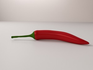 chilli Modelo 3D