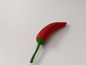 chilli Modelo 3D