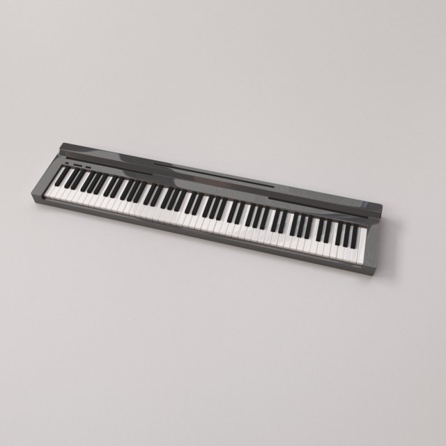 electronic keyboard Model 3D .c4d .max .obj .3ds .fbx .stl .blend 