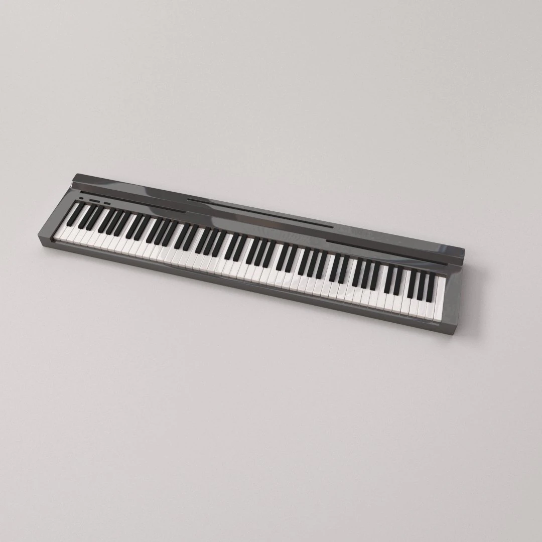 electronic keyboard 3D Model .c4d .max .obj .3ds .fbx .stl .blend 