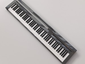 electronic keyboard Model 3D