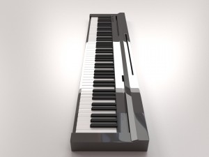 electronic keyboard Model 3D