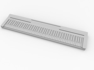 electronic keyboard Model 3D