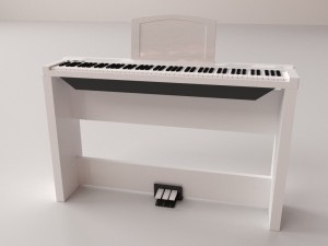 electronic keyboard v2 3D Model