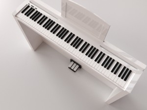 electronic keyboard v2 3D मॉडल