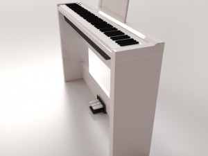 electronic keyboard v2 3D मॉडल