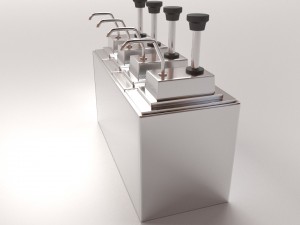 condiment dispenser 3D-Modell