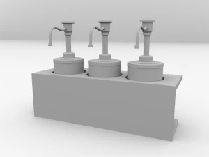 condiment dispenser v2 3D Model