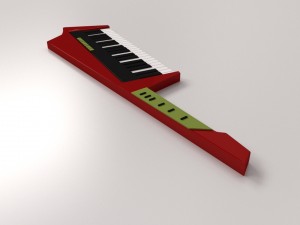 keytar 3D 모델