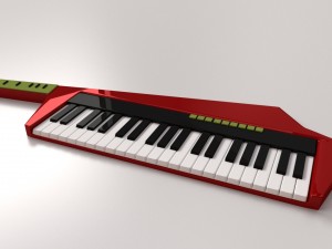 keytar 3D 모델