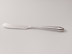butter spread knife Model 3D
