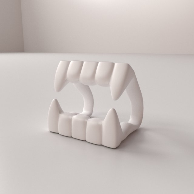 vampire fang Modelo 3D .c4d .max .obj .3ds .fbx .stl .blend 