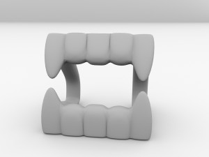 vampire fang Modelo 3D