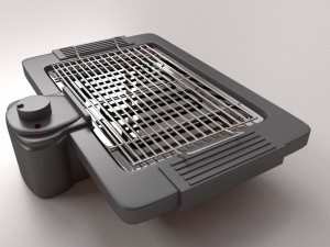 electric grill Modelo 3D