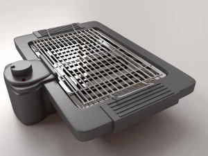 electric grill 3D Model