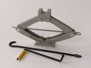 car jack 3D Модель