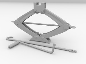 car jack 3D Модель