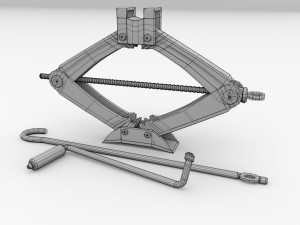 car jack 3D Модель