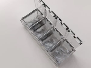 acryclic spice container 3D Model