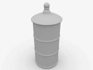 acrylic spice container v2 3D Model