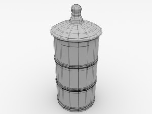 acrylic spice container v2 Modèle 3D