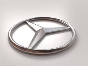 mercedes benz logo 3D-Modell