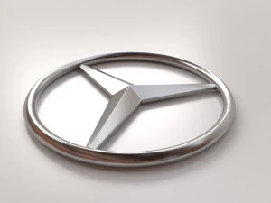 mercedes benz logo 3D Model