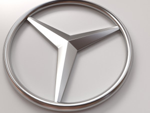 mercedes benz logo 3D-Modell