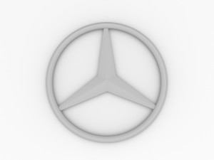 mercedes benz logo 3D-Modell