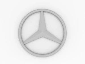 mercedes benz logo 3D Model