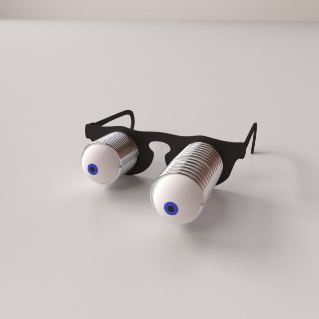 eyeball glasses 3Dモデル .c4d .max .obj .3ds .fbx .stl .blend 