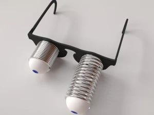 occhiali per bulbi oculari Modello 3D