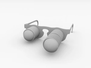 occhiali per bulbi oculari Modello 3D