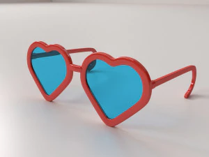 fashion eyeglasses v2 3D Model