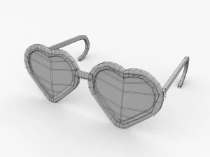 fashion eyeglasses v2 3D Model