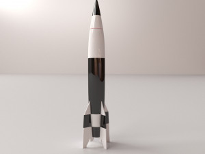 v2 rocket 3D Model