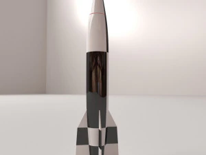v2 rocket 3D Model