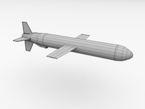 tomahawk cruise missile 3D Model
