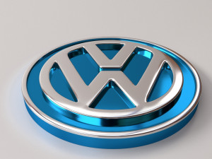 volkswagen logo 3D Model