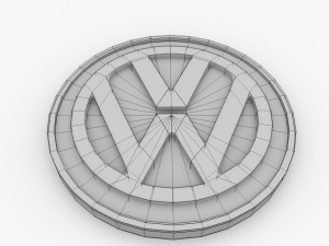 volkswagen logo 3D Model