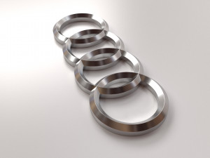 audi emblem Modello 3D