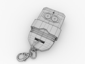 car remote 3D मॉडल