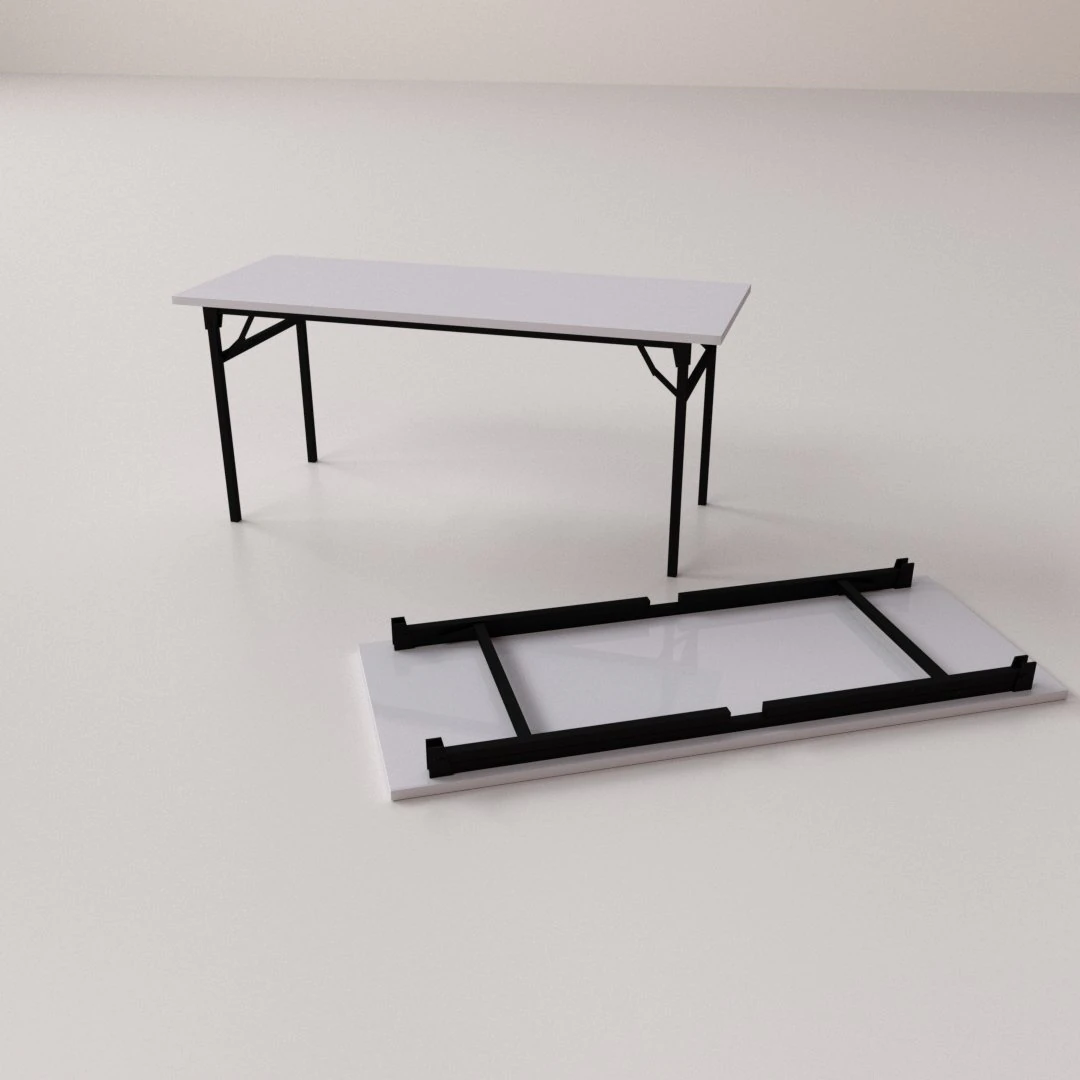banquet table 3D Model .c4d .max .obj .3ds .fbx .stl .blend 