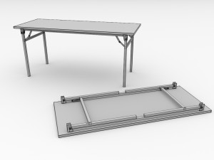 banquet table Modèle 3D