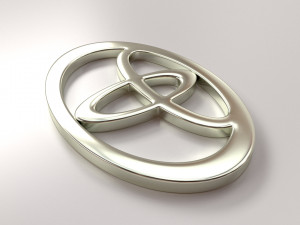 toyota emblem 3D Модель