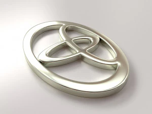 toyota emblem 3D Model
