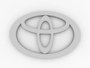 toyota emblem 3D Model
