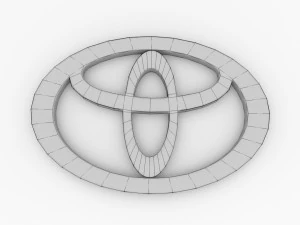 toyota emblem 3D Model