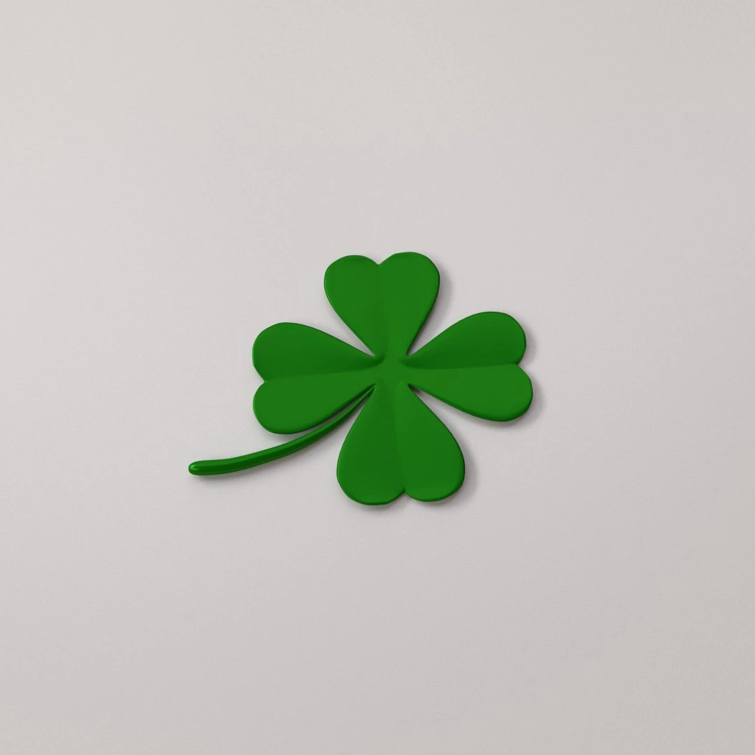 clover leaf 3D Model .c4d .max .obj .3ds .fbx .stl .blend 