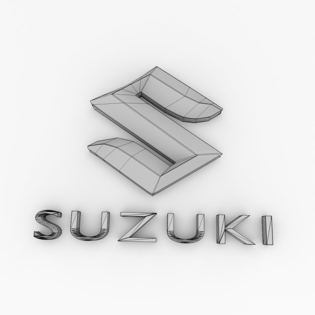 suzuki emblem 3D मॉडल in ऑटो के पार्ट्स 3DExport